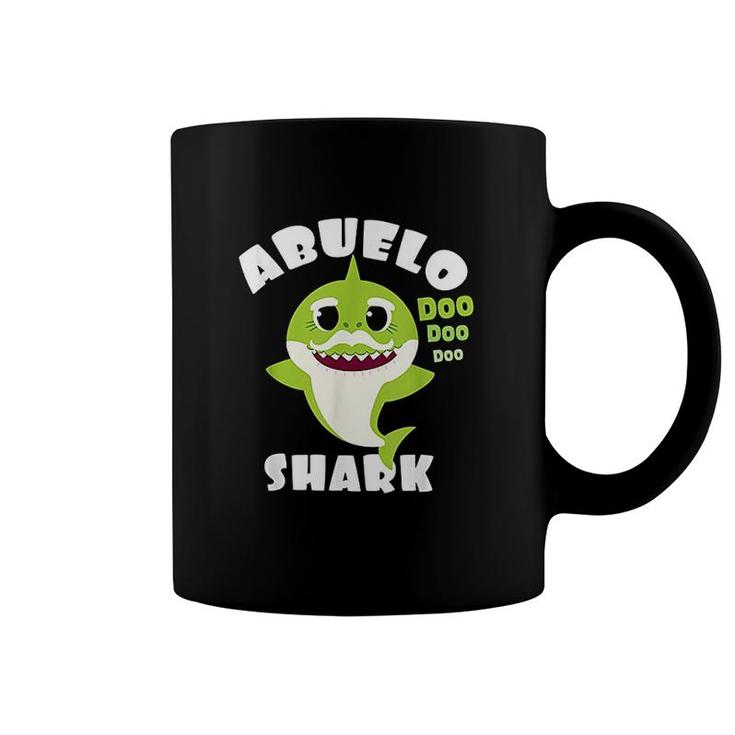Abuelo Shark Gift Grandpa Coffee Mug