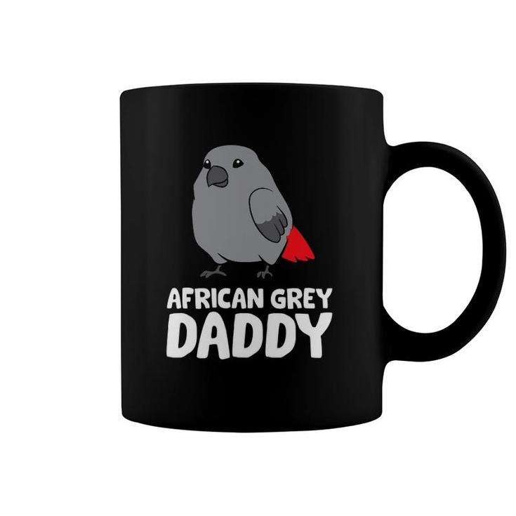 African Grey Daddy Bird African Grey Parrot Coffee Mug