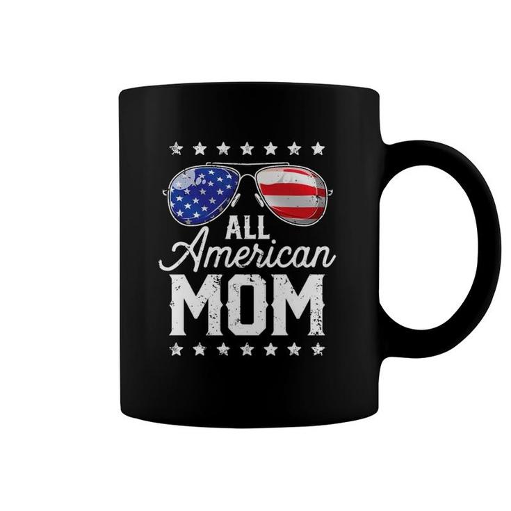 All American Mom 4Th Of July Mothers Day Women Mommy Coffee Mug