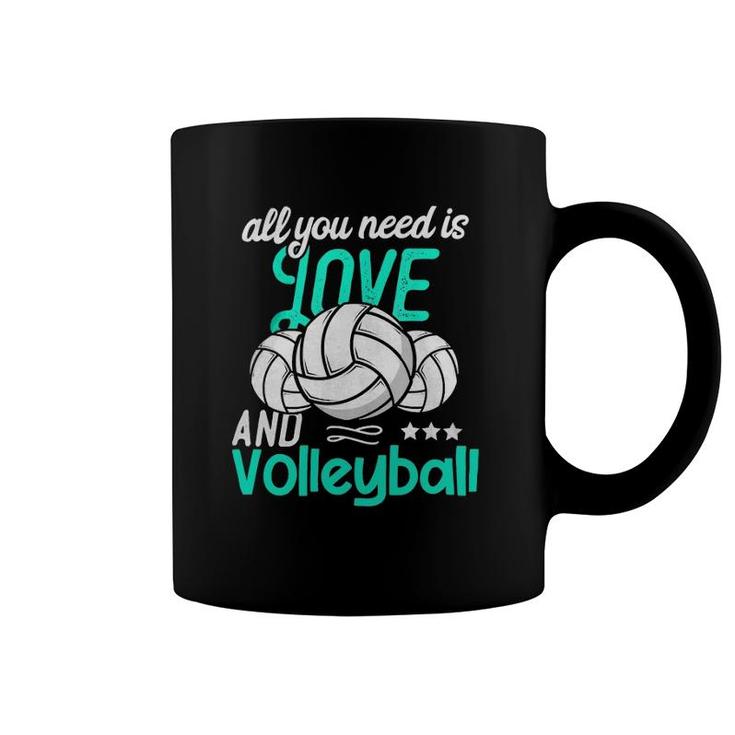 All You Need Is Love Volleyball Coffee Mug