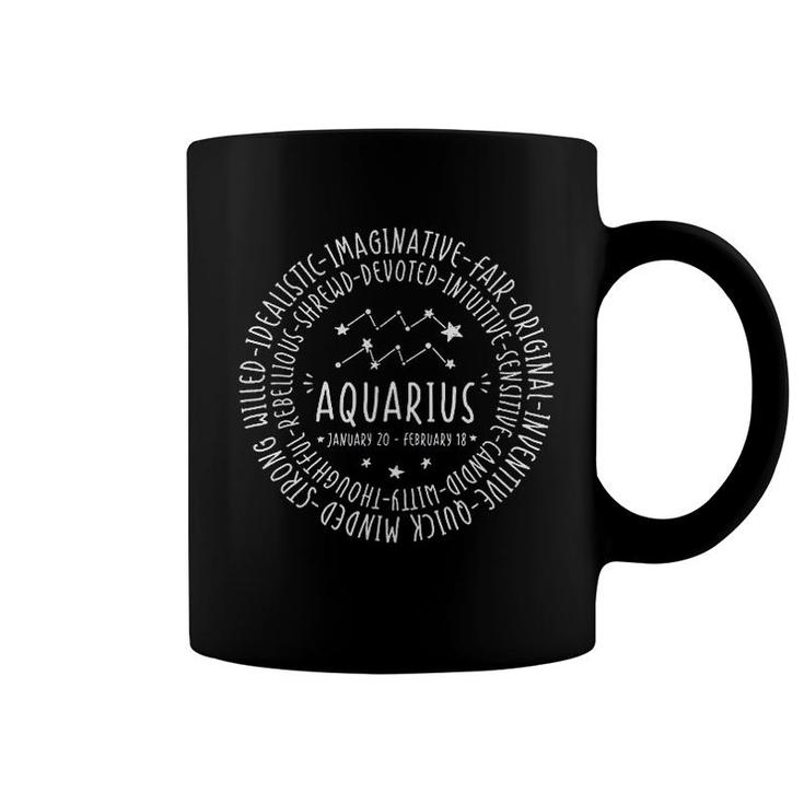 Aquarius Zodiac Aquarius Star Sign Coffee Mug
