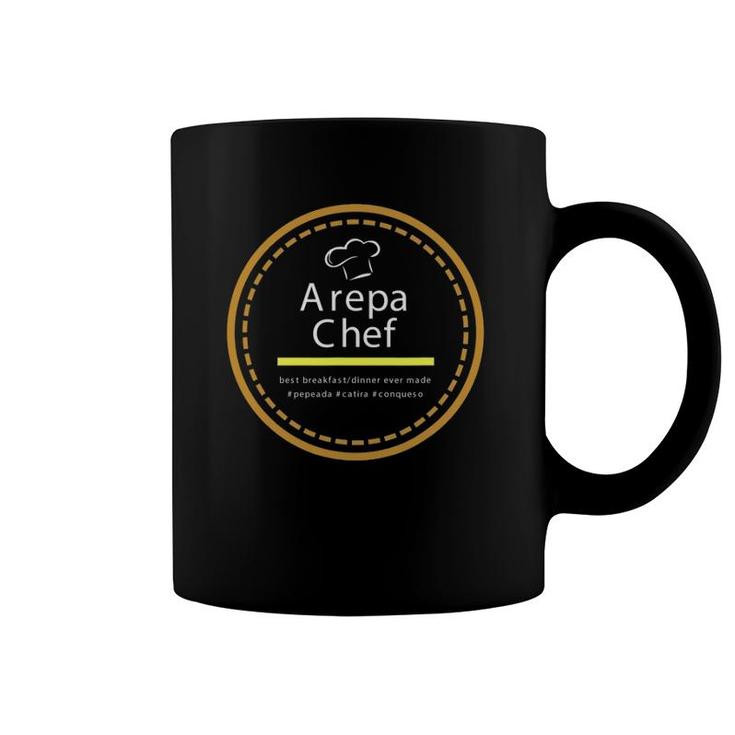 Arepa Chef With Cap Venezuela Gift Coffee Mug