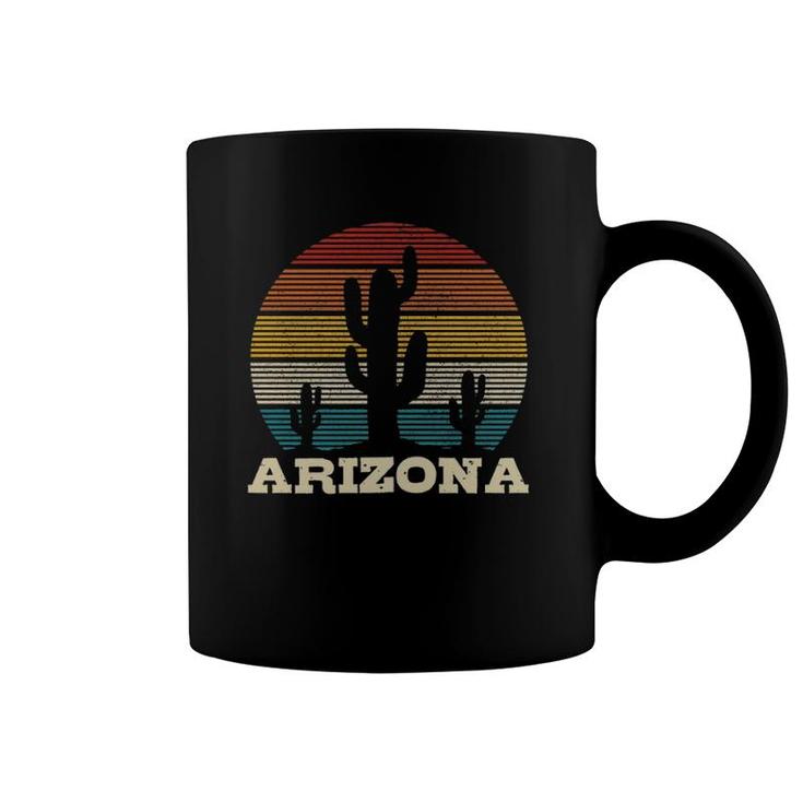 Arizona Cactus Vintage Retro Desert Souvenir Gift  Coffee Mug