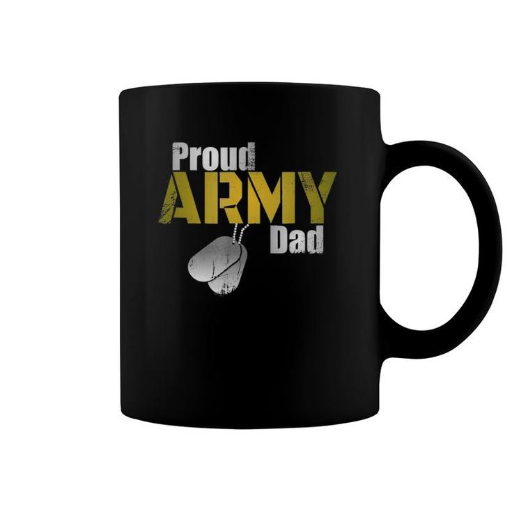 Army Dad  Proud Parent US Army Military Family Gift Coffee Mug
