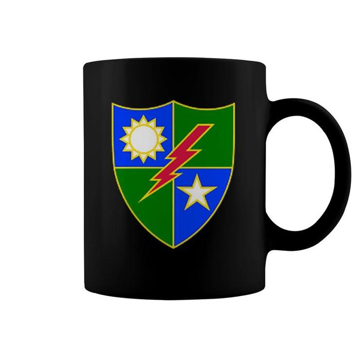 Army Rangers 75Th Regiment Patch Military Veteran Coffee Mug