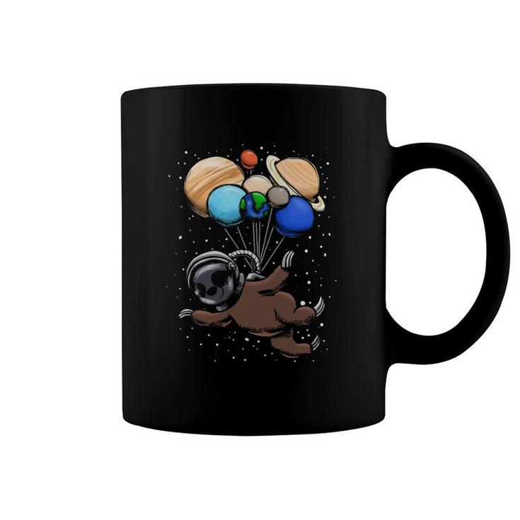Astronaut Sloth Space Stars Cute Animals Galaxy Univers Gift Coffee Mug