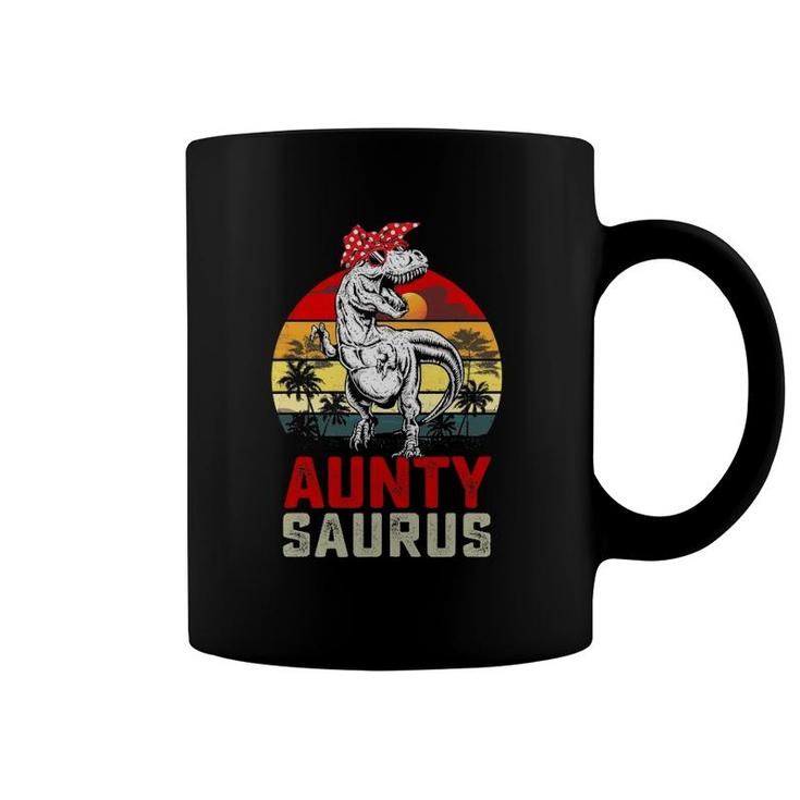 Auntysaurusrex Dinosaur Aunty Saurus Mother's Day Coffee Mug