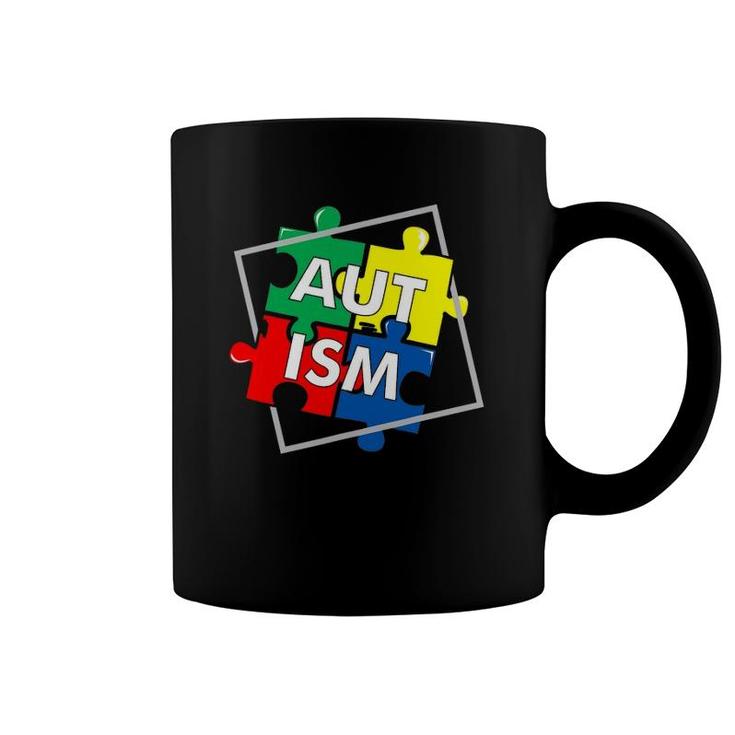 Autism Puzzle Awareness Day  Puzzle Piece Gifts Tee Coffee Mug