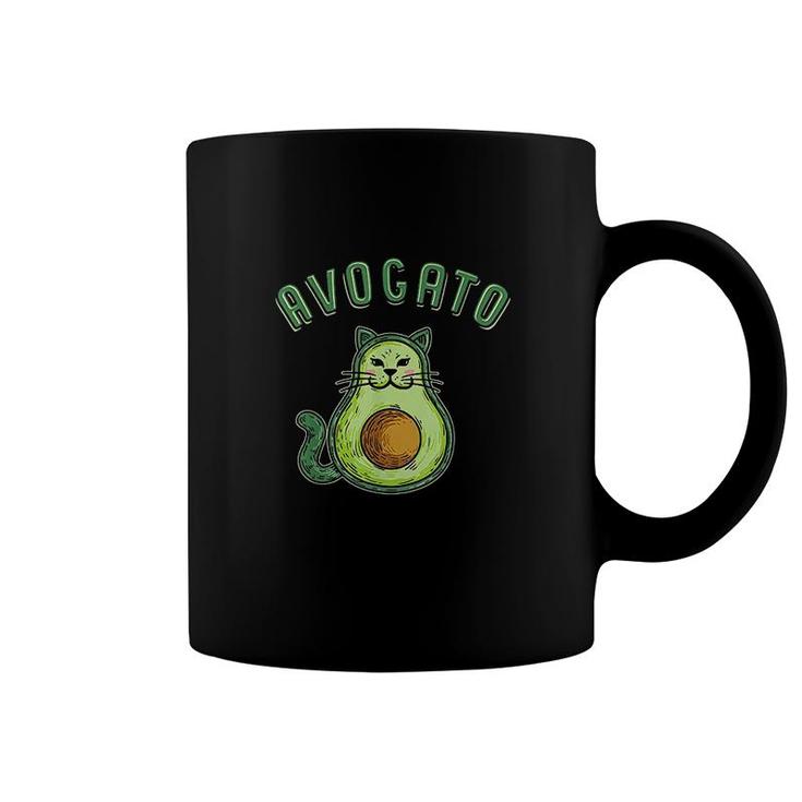 Avogato Funny Cinco De Mayo Avocado Cat Coffee Mug
