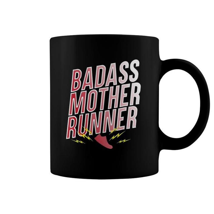 Badass Mother Runner Mom Training Gift Coffee Mug