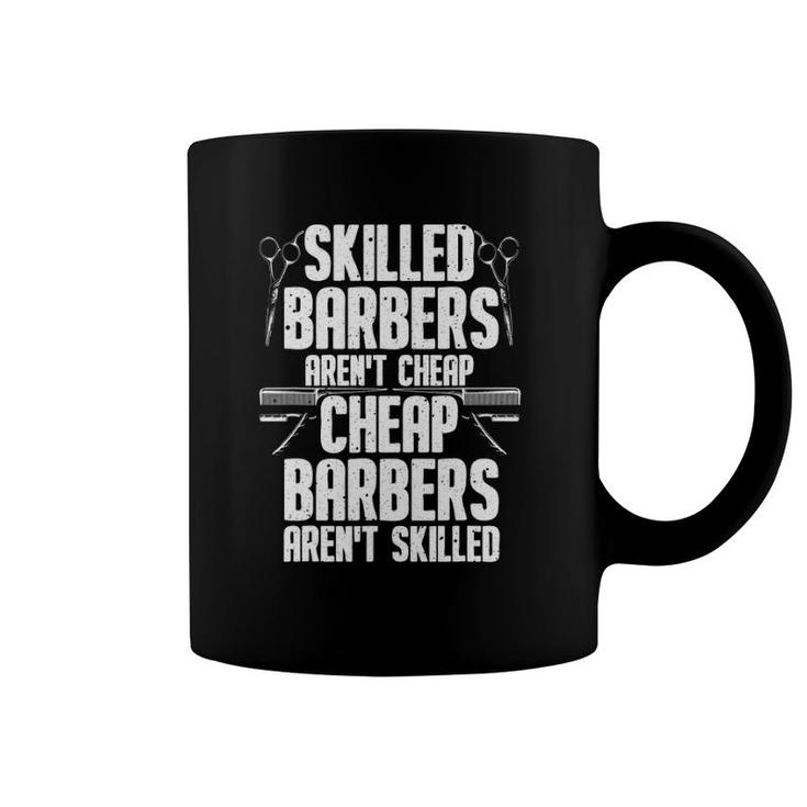 Barber Designs For Men Dad Funny Hairdressing Hair Stylists Coffee Mug