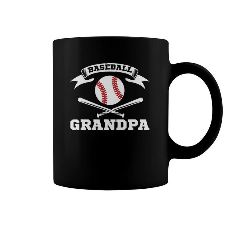 Baseball Grandpa Pitcher Strikeout Baseball Player Coffee Mug