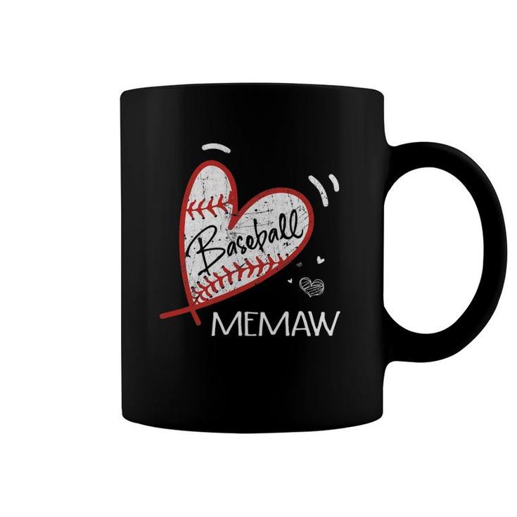 Baseball Memaw For Grandma Women Mother's Day Gifts Coffee Mug