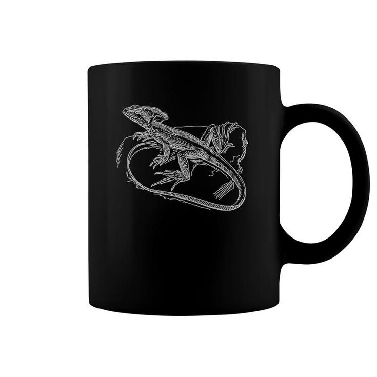 Basilisk Lizard  Reptile Tee Coffee Mug