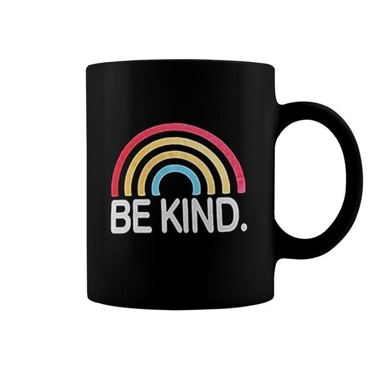 Be Kind Rainbow Graphic Coffee Mug