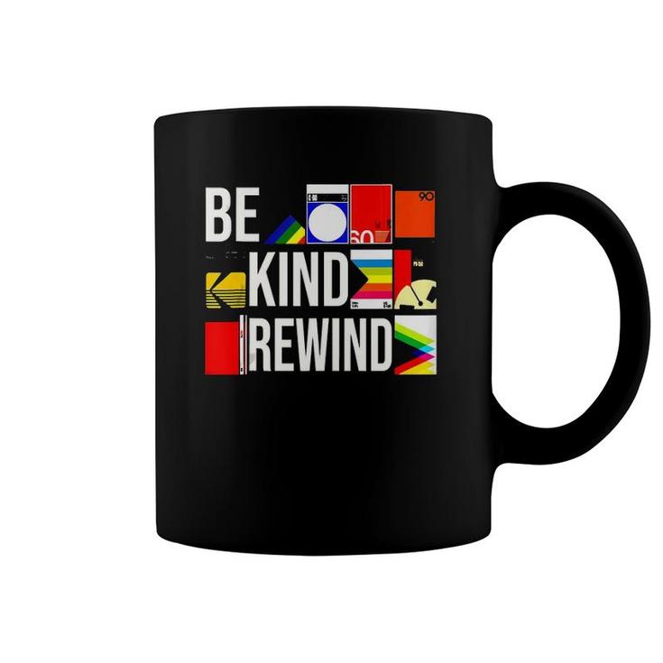 Be Kind Rewind Vhs 80S Nostalgia Dark Theme  Coffee Mug