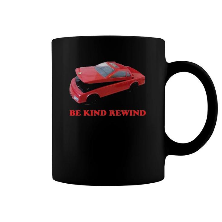 Be Kind Rewind Vintage Retro 80'S Vhs Car Tape Coffee Mug