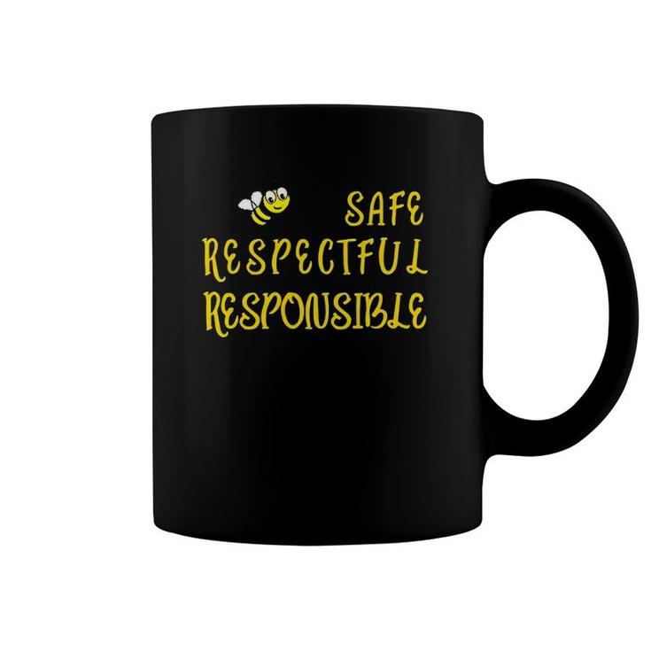 Be Safe Respectful Responsible Pocket For Teachers Coffee Mug