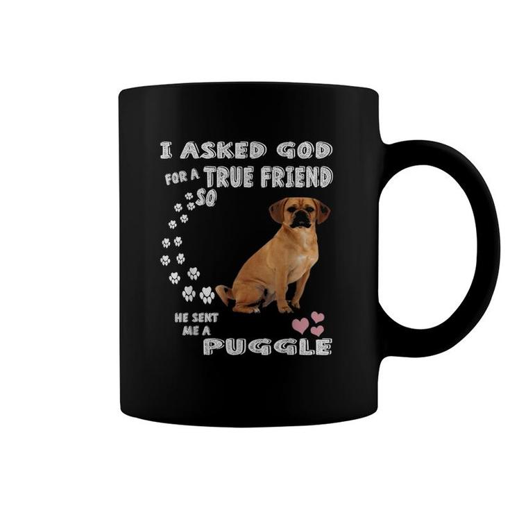 Beagle Pug Mom, Baby Puggle Dad Lover Costume, Cute Puggle Coffee Mug