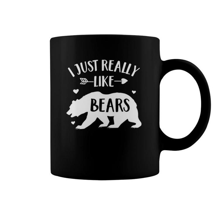 Bear Lover Gift I Just Really Like Bears Funny Animal Bear Coffee Mug Bear Lover Gift I Just Really Like Bears Funny Animal Bear Coffee Mug