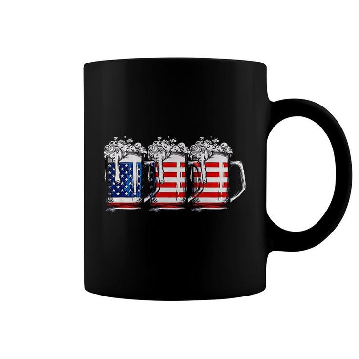 Beer American Flag Coffee Mug