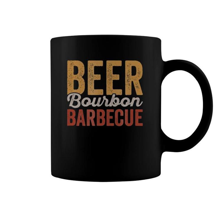 Beer Bourbon Bbq  For Backyard Barbecue Grilling Dad Coffee Mug