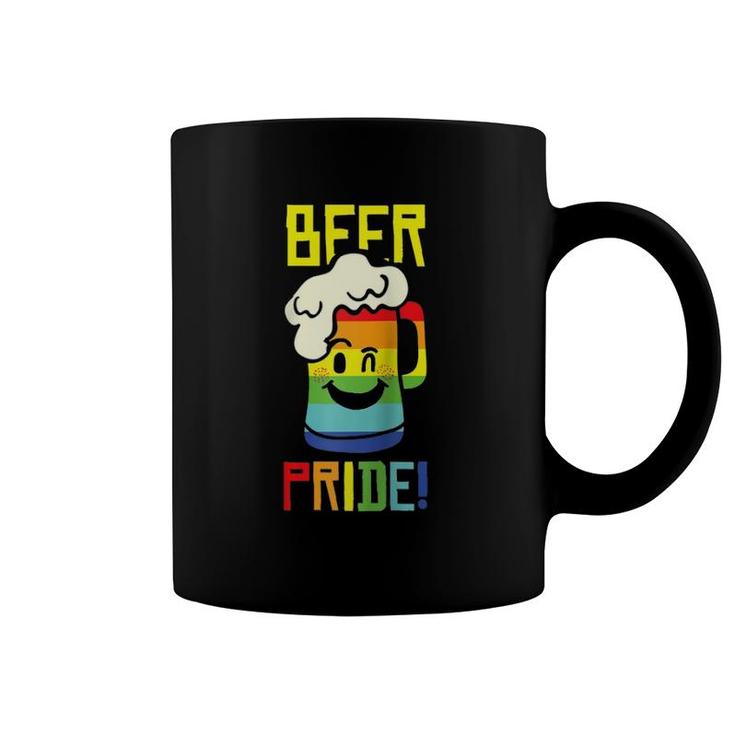 Beer Drinking Lgbt-Q Rainbow Cool Gift Raglan Baseball Tee Coffee Mug