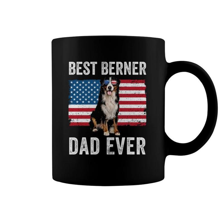 Berner Dad American Flag Dog Lover Owner Bernese Mountain Coffee Mug