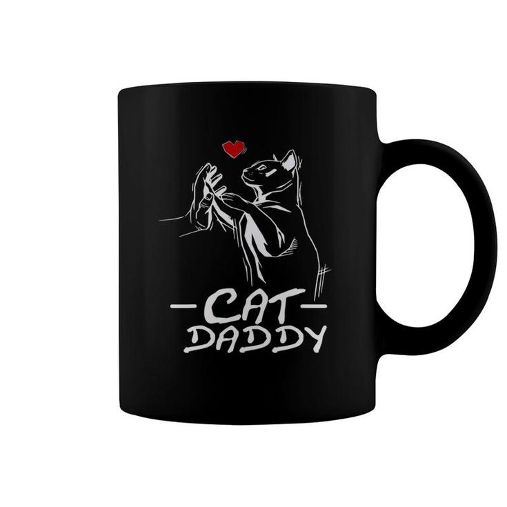 Best Cat Dad Ever Daddy Funny Cat Daddy Father's Day Gift Coffee Mug