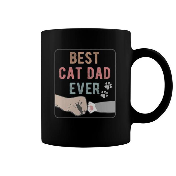Best Cat Dad Ever Distressed Gift Coffee Mug