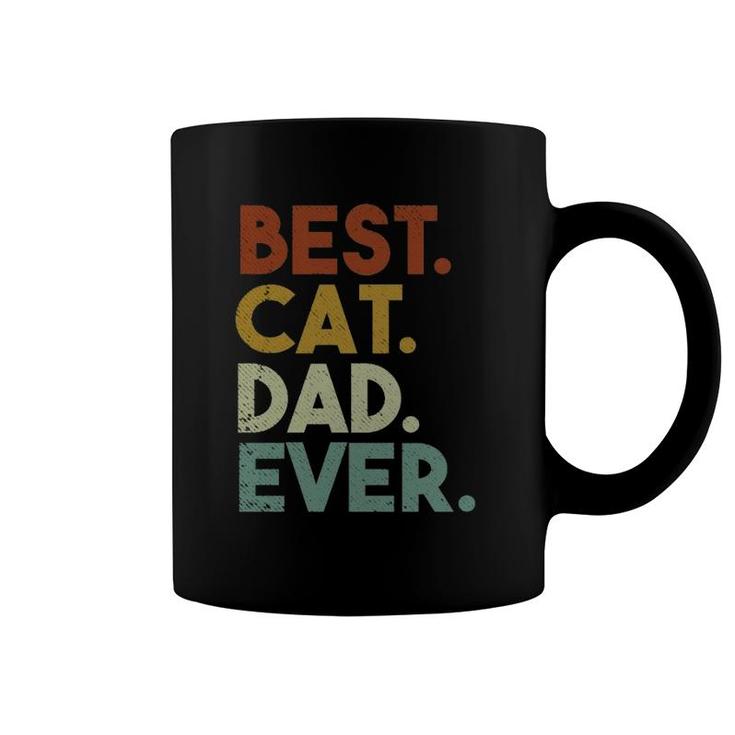 Best Cat Dad Ever Retro Gift Coffee Mug