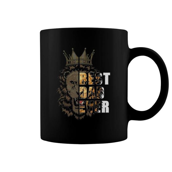Best Dad Ever Lion Father's Day Coffee Mug