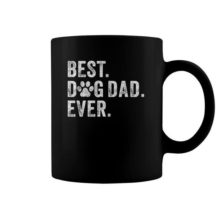 Best Dog Dad Ever Dog Daddy Funny Father's Day Vintage Coffee Mug