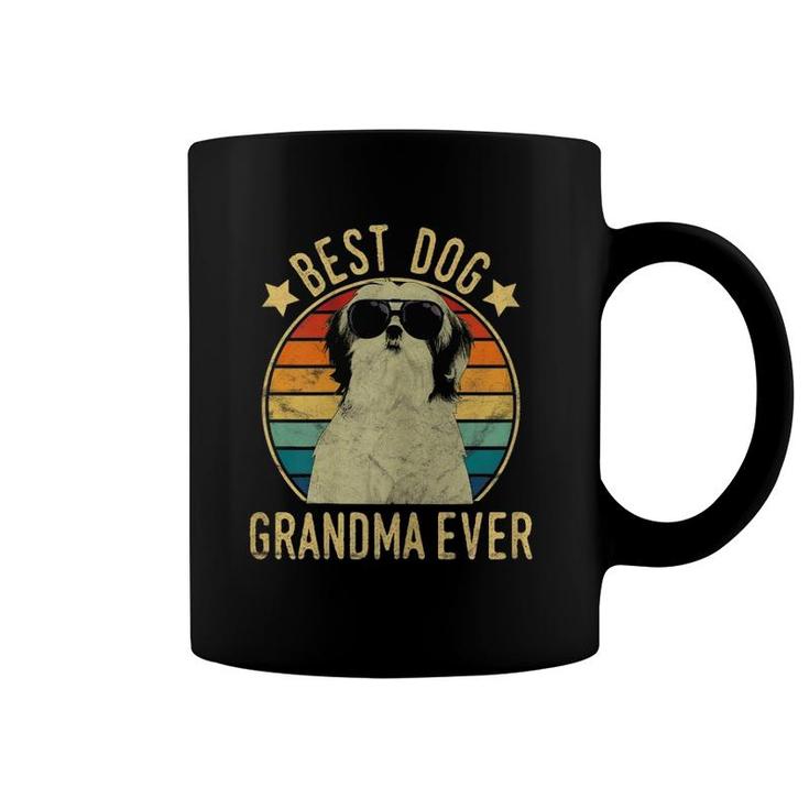 Best Dog Grandma Ever Shih Tzu Mother's Day Coffee Mug