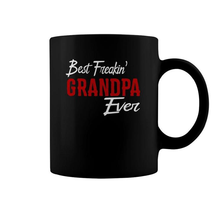 Best Freakin Grandpa Ever  Freaking Papa Gift Idea Coffee Mug