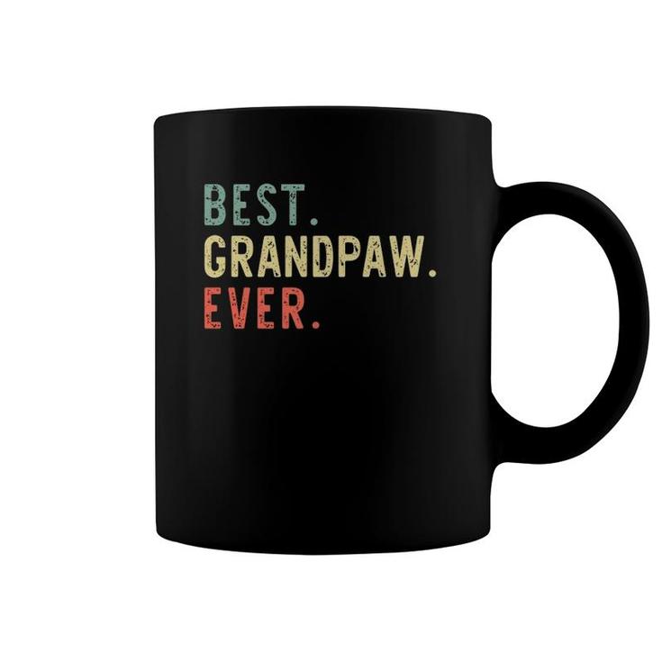 Best Grandpaw Ever Cool Funny Vintage Father's Day Gift Coffee Mug