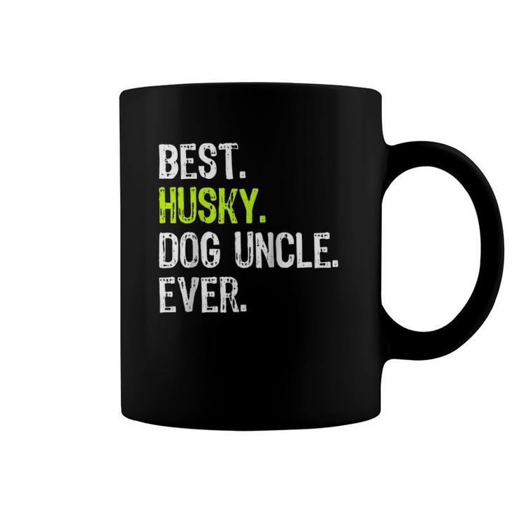 Best Husky Dog Uncle Ever Raglan Baseball Tee Coffee Mug