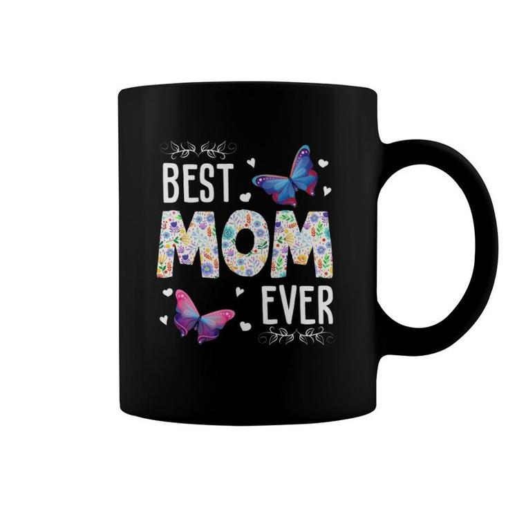 Best Mom Ever Colored Patterns Mother's Day Mama Birthday Coffee Mug