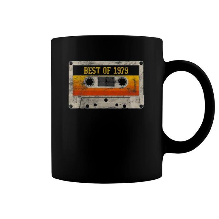 Best Of 1979 43Rd Birthday Gifts Cassette Tape Vintage Retro Coffee Mug