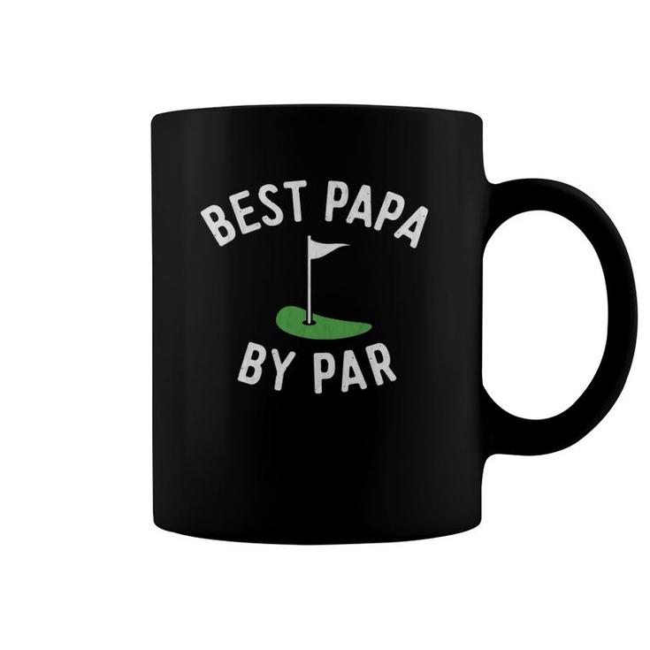 Best Papa By Par Golf Grandpa Fathers Day Gift Coffee Mug