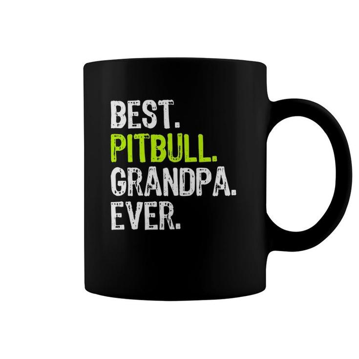 Best Pitbull Grandpa Ever Dog Lover Coffee Mug