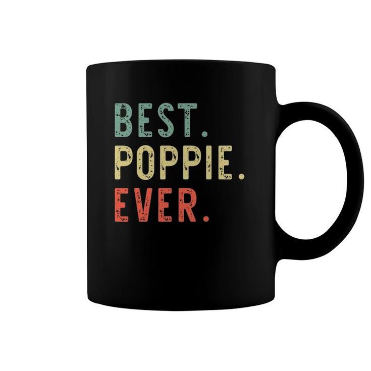 Best Poppie Ever Cool Funny Vintage Father's Day Gift Coffee Mug