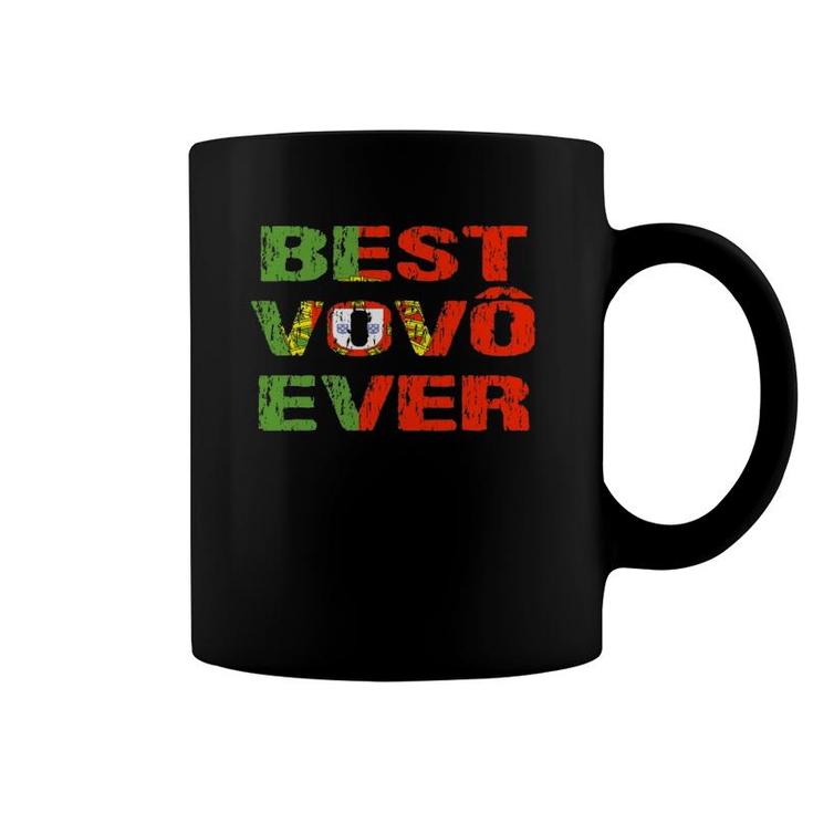 Best Vovo Ever Portuguese Grandpa Portugal Flag Coffee Mug