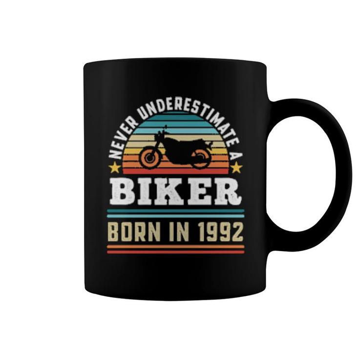 Biker Born 1992 30Th Birthday Motorbike  Coffee Mug