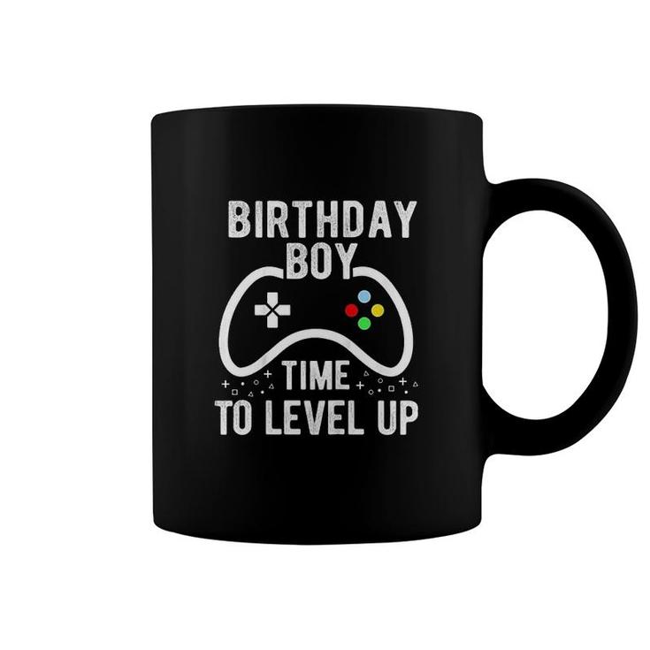 Birthday Boy Time To Level Up Video Game Birthday Gift  Coffee Mug