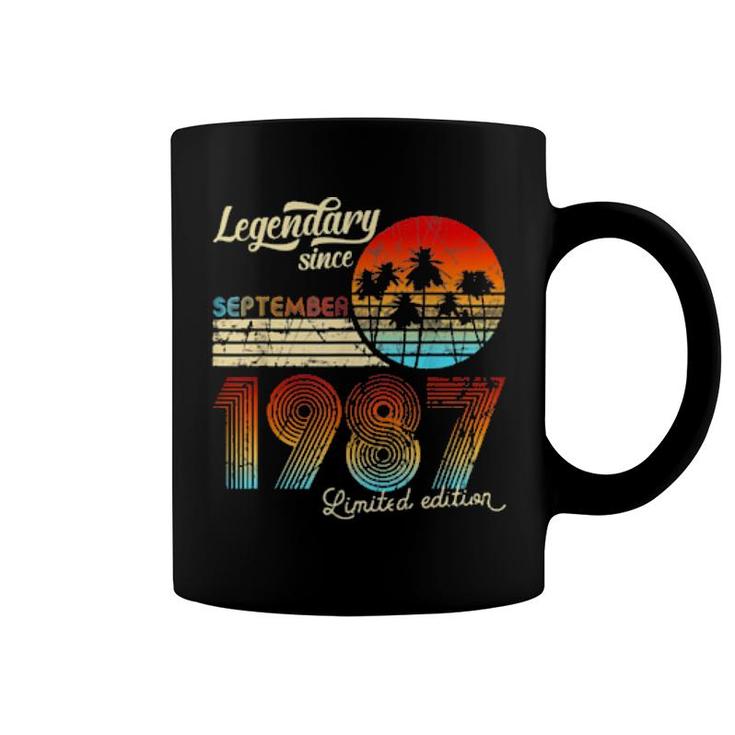 Birthday Legendary Since September 1987  Coffee Mug