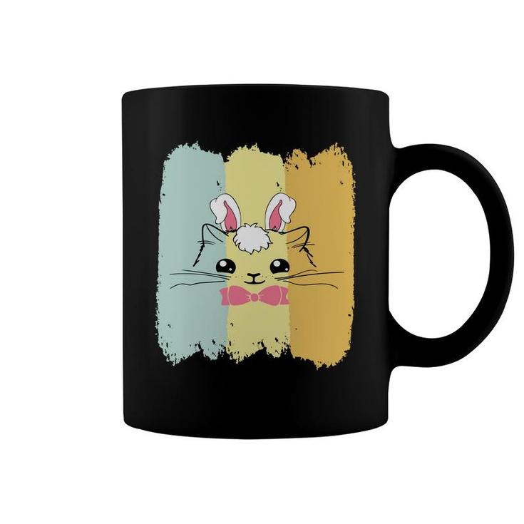 Black Cat Bunny Cat Cute Gift For Easter Day Coffee Mug