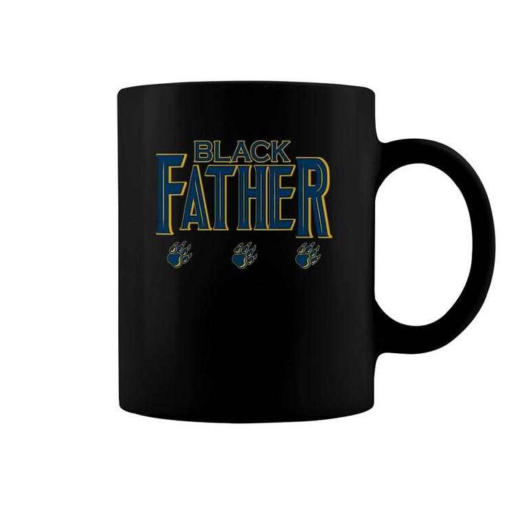 Black Father Panther Father's Day African American Dad Coffee Mug
