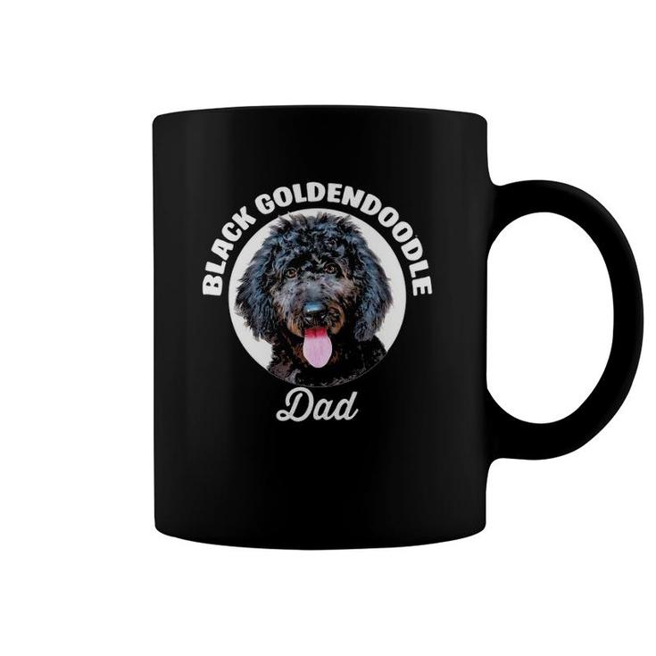 Black Goldendoodle Dog Dad Pet Lover Coffee Mug