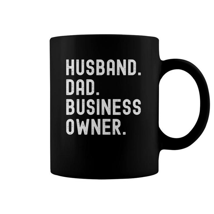 Black Husband Dad Business Owner Ceo Entrepreneur Men Coffee Mug